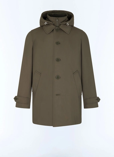 Parka vert homme tissu technique déperlant Fursac - M3EFFA-EM42-H015