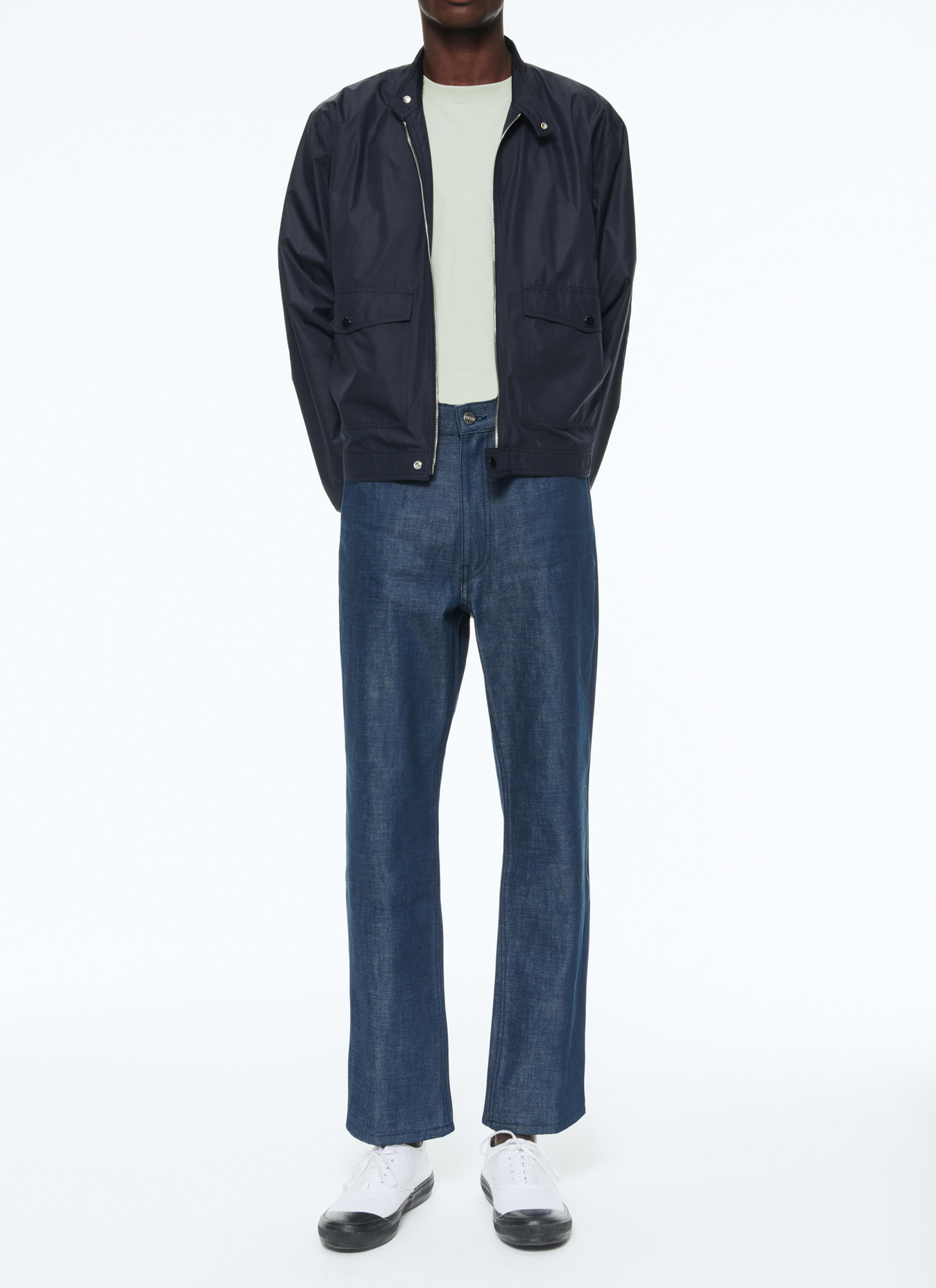 Men's navy blue parka Fursac - M3BWAY-BM31-30