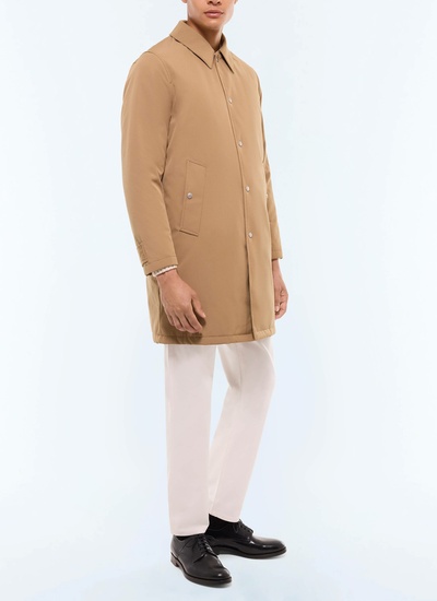 Men's beige parka Fursac - M3ECKA-GM25-A008