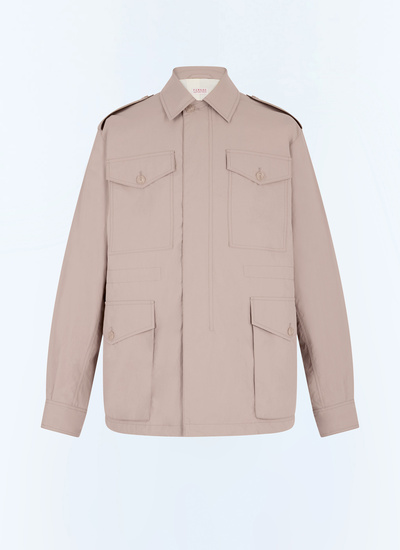 Men's beige parka Fursac - M3GILD-GM21-A008