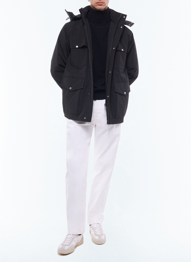 Men's black parka Fursac - M3ELAN-DM25-B020