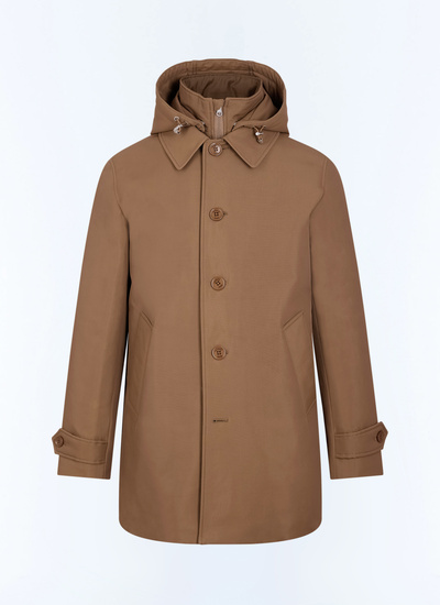 Men's white, ecru main fabric: 65% polyester, 35% viscoselining: 100% polyesterpadding: 100% polyester parka Fursac - M3EFFA-CM33-A011
