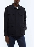 Water-repellent technical fabric jacket - M3GILD-CM33-D030