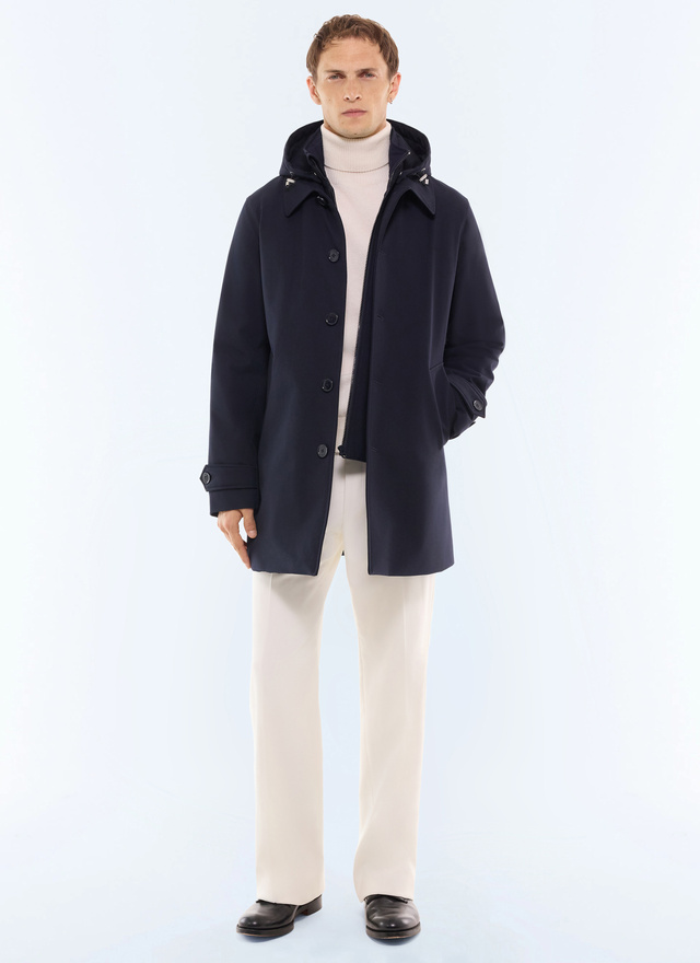 Men's parka navy main fabric: 65% polyester, 35% viscoselining: 100% polyesterpadding: 100% polyester Fursac - M3EFFA-CM33-D030