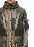 Water-repellent see-through parka - M3ARKA-CM11-B013