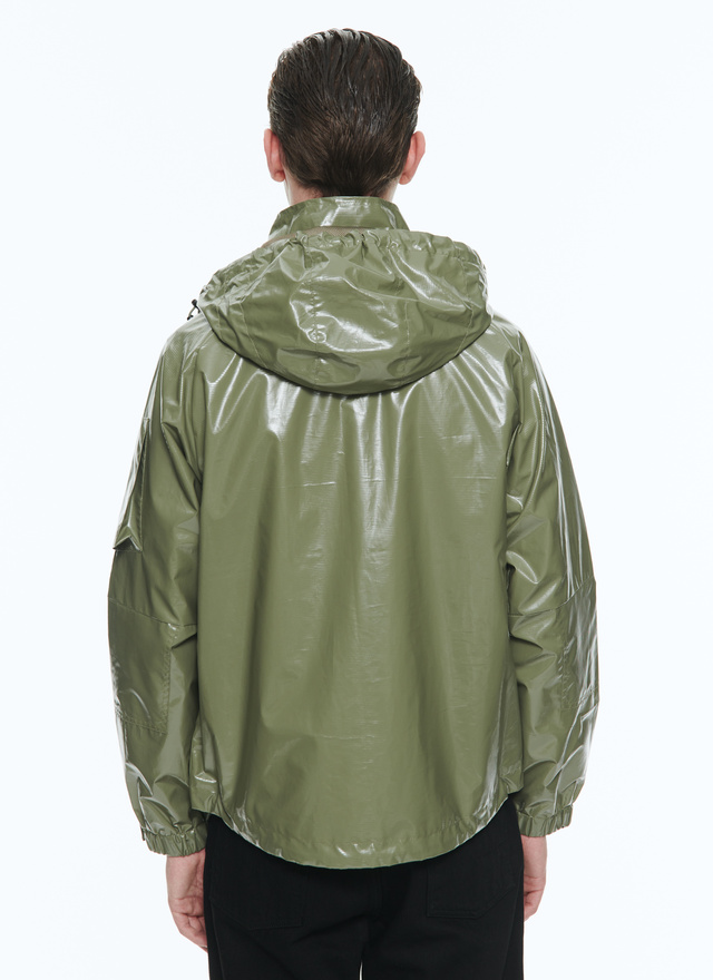 Men's green polyester parka Fursac - 23EM3BOFT-BM29/44
