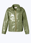 Sage green waterproof jacket - 23EM3BOFT-BM29/44