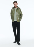 Sage green waterproof jacket - M3BOFT-BM29-44