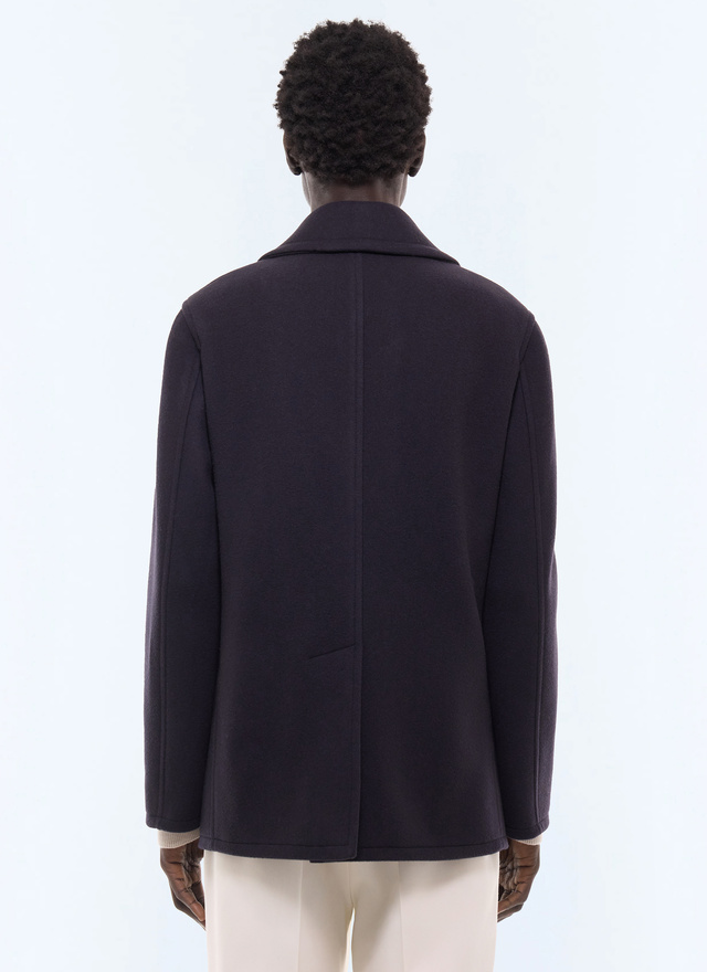 Men's main fabric: 70% virgin wool, 20% polyamide, 10% cashmerelining: 100% viscose pea coat Fursac - M3LBAN-LM01-D030