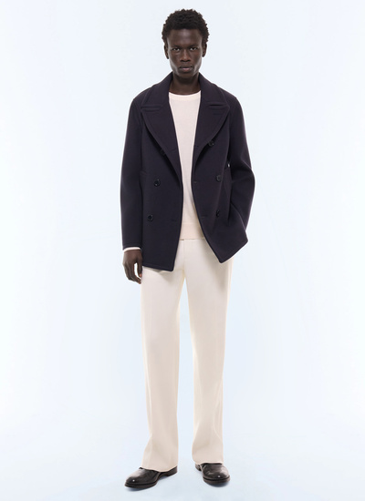 Men's pea coat Fursac - M3LBAN-LM01-D030