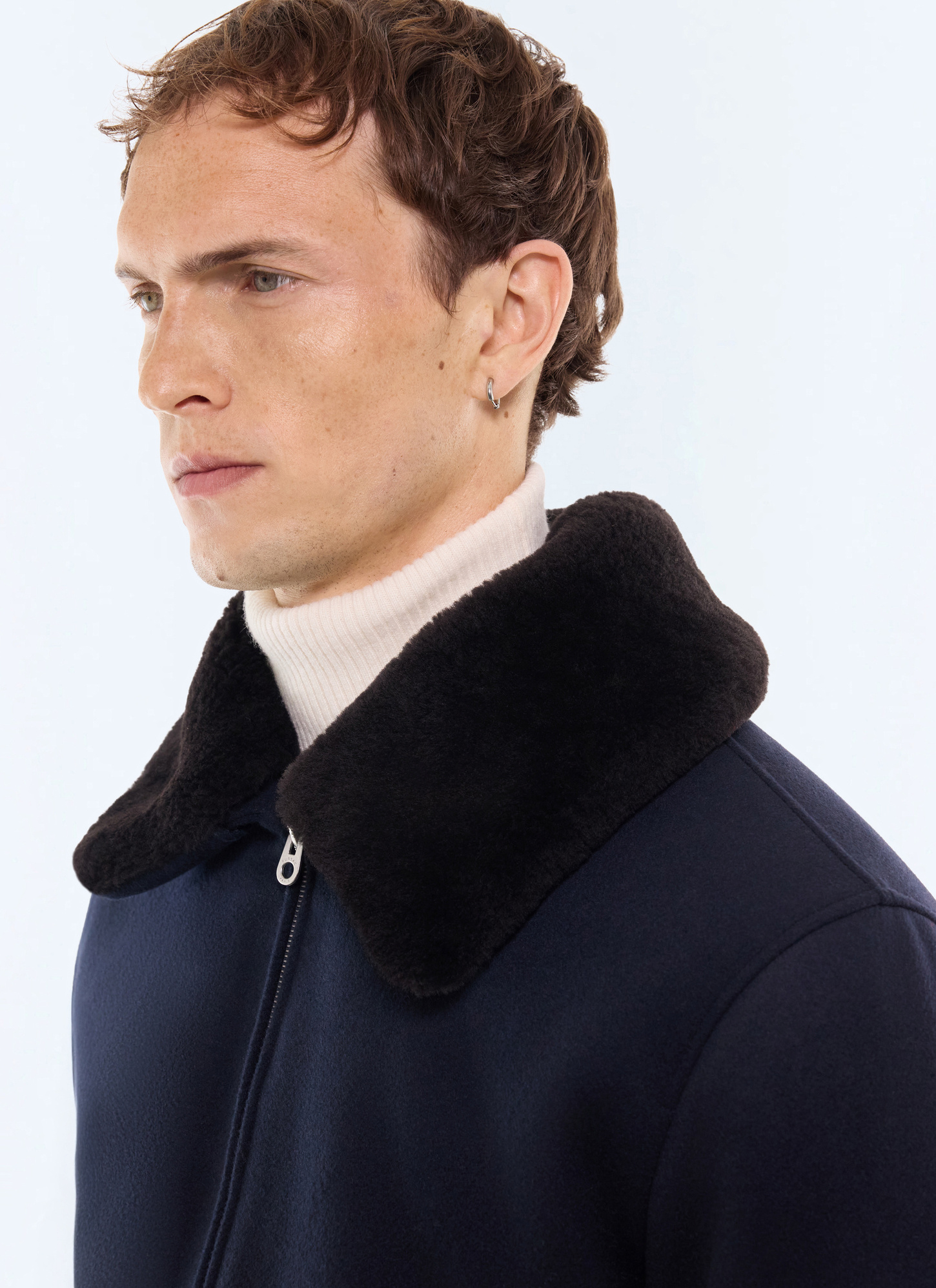 Men's pea coat Fursac - M3LAON-LM31-D031