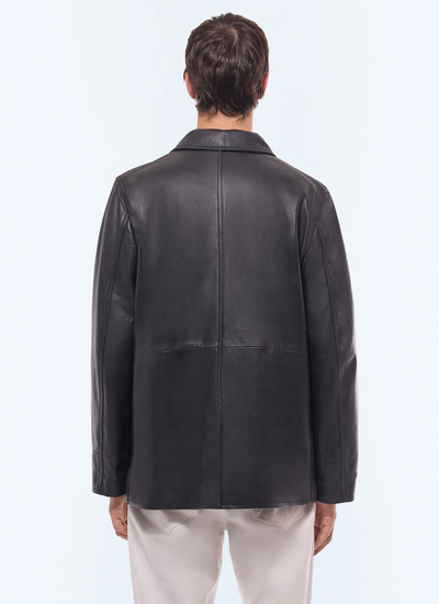 Men's soft lamb leather pea coat Fursac - M3JAUT-GL01-B020