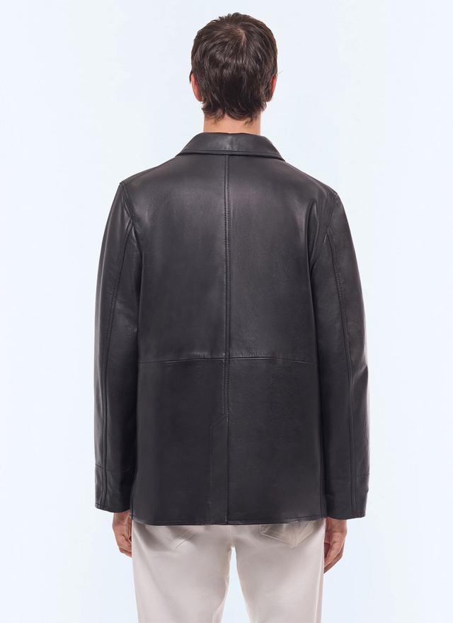 Men's soft lamb leather pea coat Fursac - M3JAUT-GL01-B020