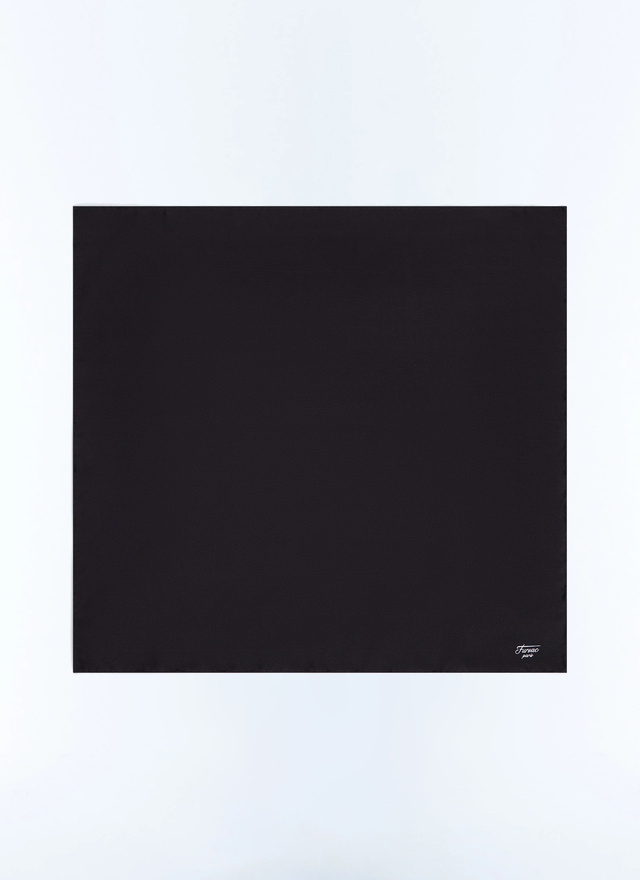 Pochette homme noir tissu principal: 100% soiedoublure: aucune Fursac - D1POCH-LR20-B020
