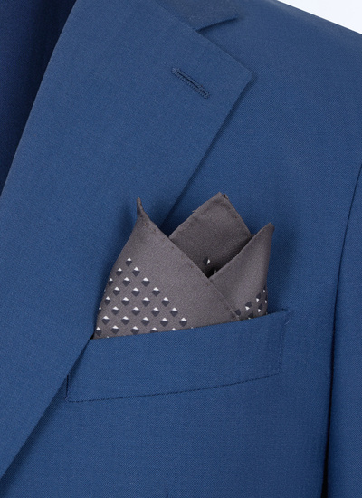 Men's pocket square Fursac - D1POCH-LR12-B021
