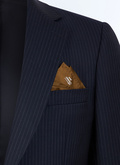 Silk twill pocket square - D1POCH-LR20-G021