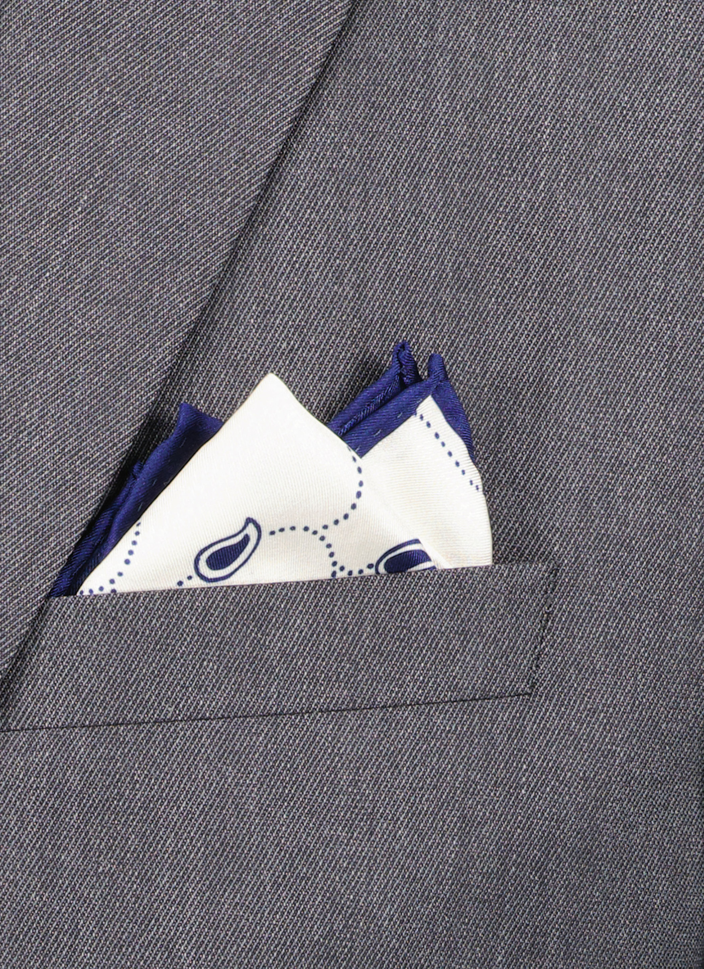 Men's pocket square Fursac - D1POCH-TR48-02