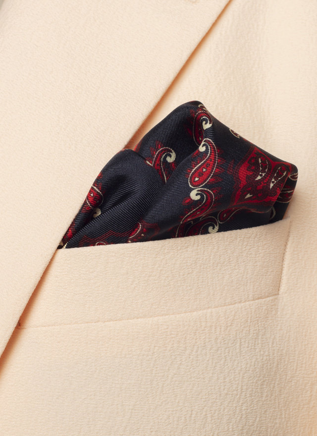 Men's pocket square Fursac - D1POCH-VR23-30