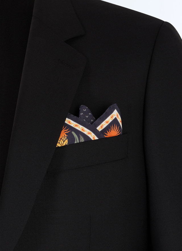 Men's pocket square Fursac - D1POCH-JR13-L003