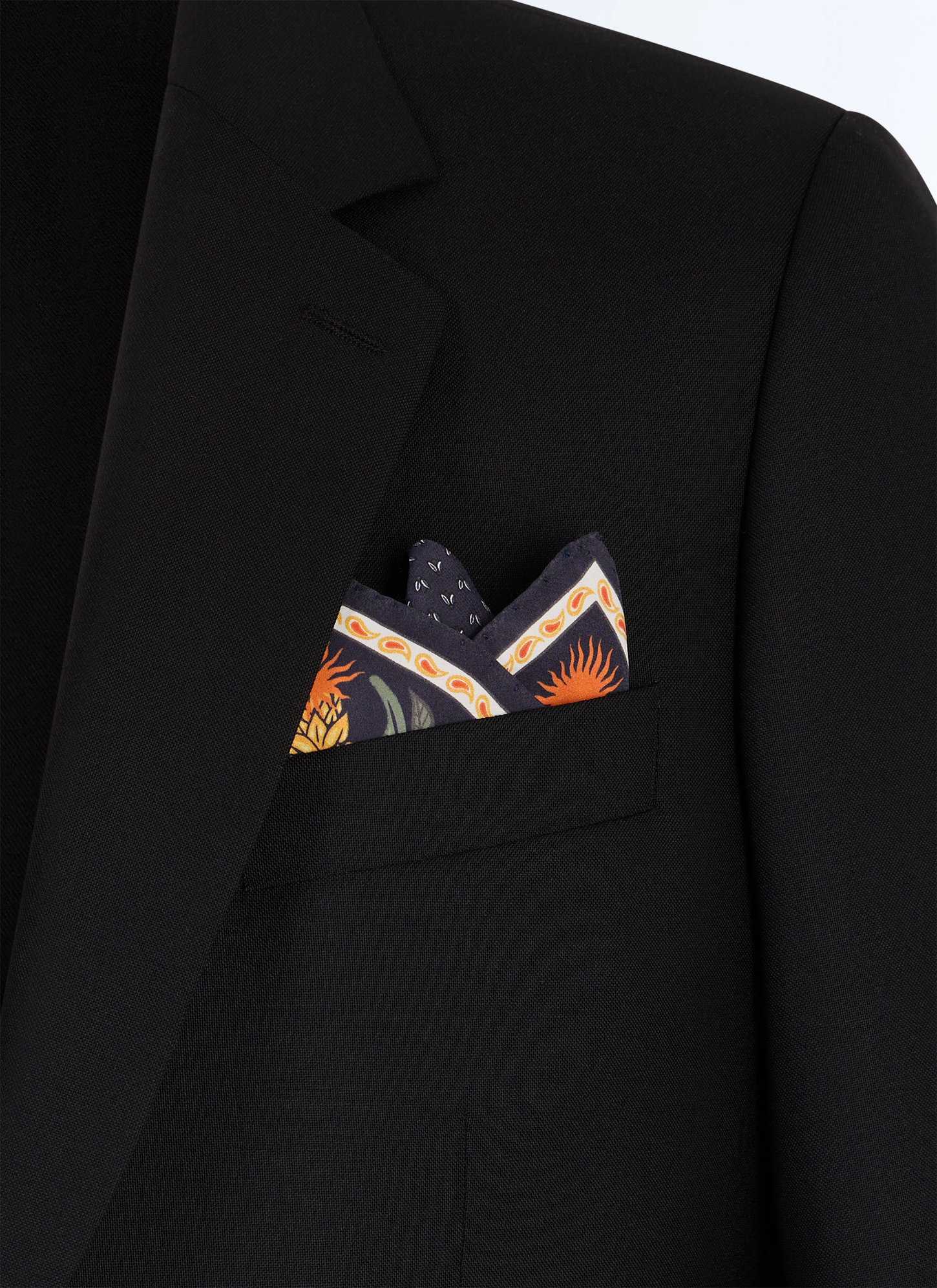 Men's pocket square Fursac - D1POCH-JR13-L003