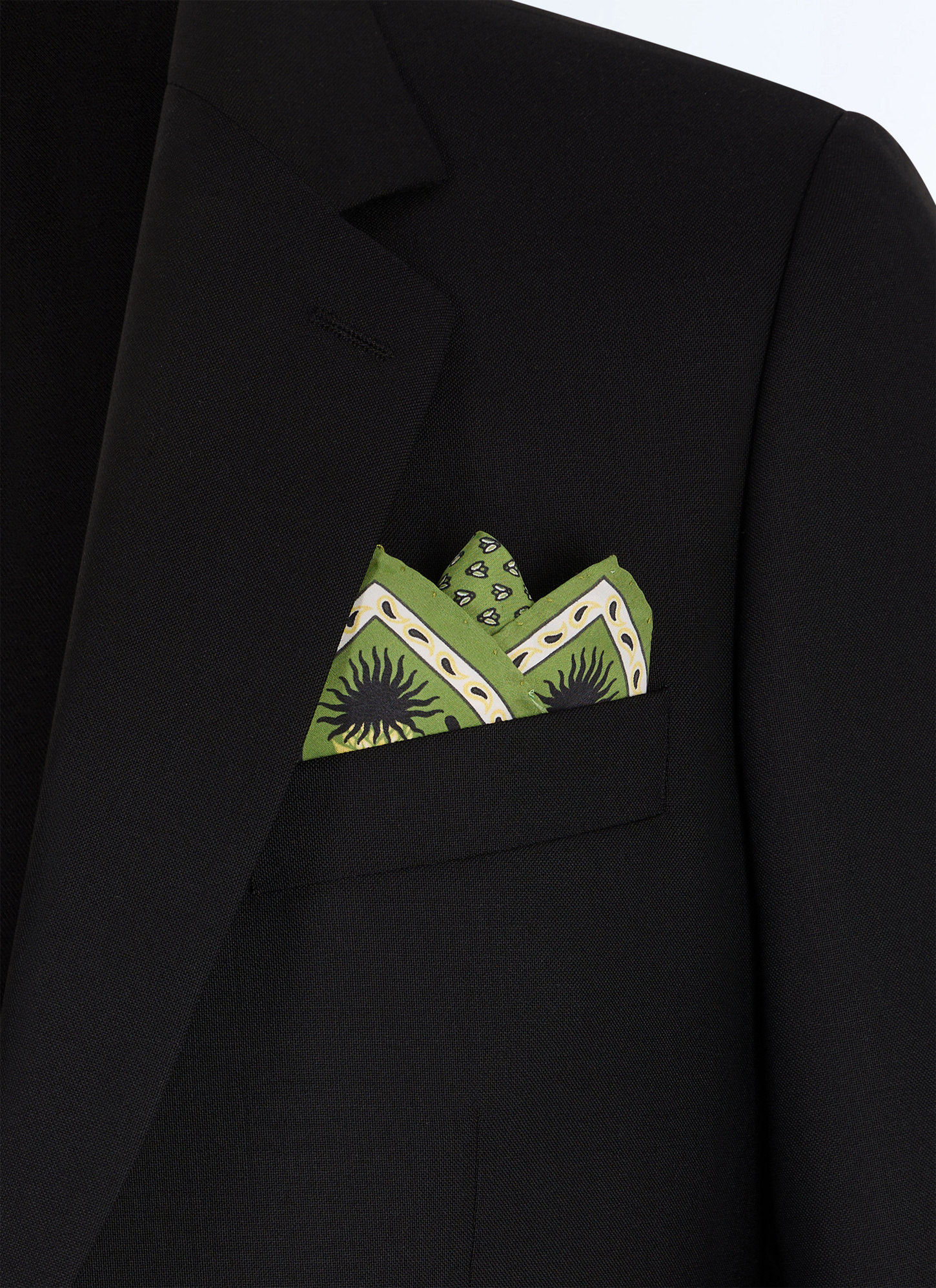 Men's pocket square Fursac - D1POCH-JR12-H006