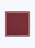 Silk twill pocket square - D1POCH-CR05-C014