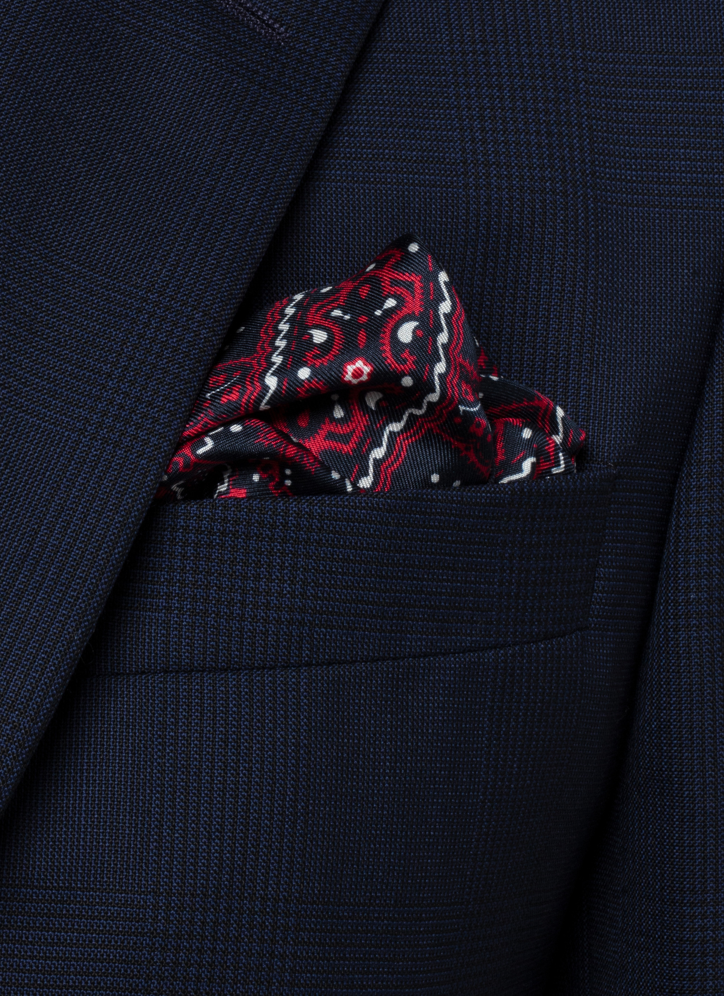 Men's pocket square Fursac - D1POCH-DR27-D030