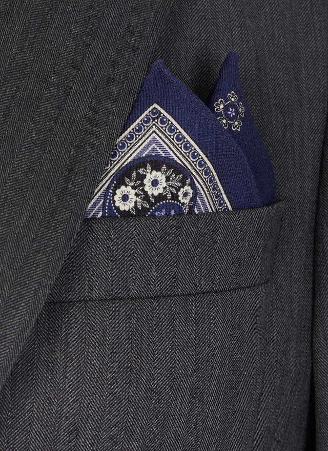 Men's pocket square Fursac - D1POCH-ER26-D030