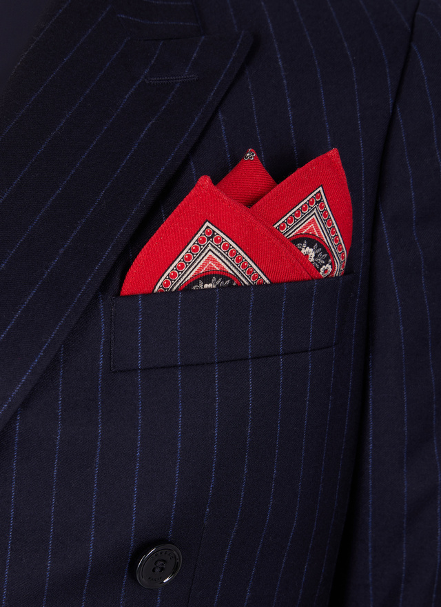 Men's pocket square Fursac - D1POCH-ER26-C003