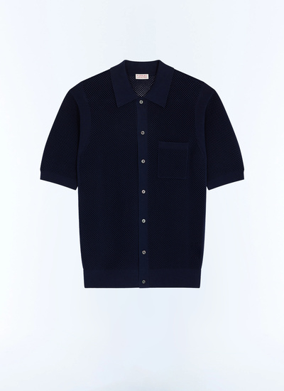 Polo maille fine de coton biologique homme Fursac - A2JISE-JA11-D030