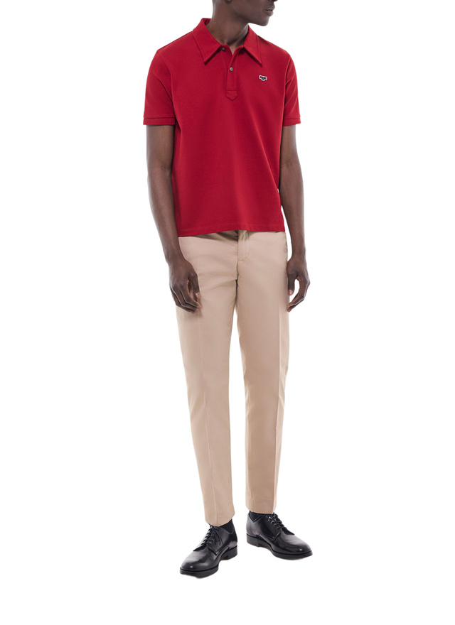 Polo piqué de coton biologique homme Fursac - J2GLUM-FJ22-C014