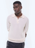 Polo point de riz en laine certifiée - A2AIRO-AA19-A002