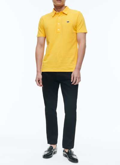 Polo jaune homme Fursac - J2DLUM-DJ22-E005