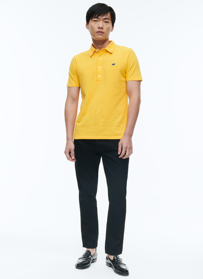 Polo jaune homme Fursac - J2DLUM-DJ22-E005