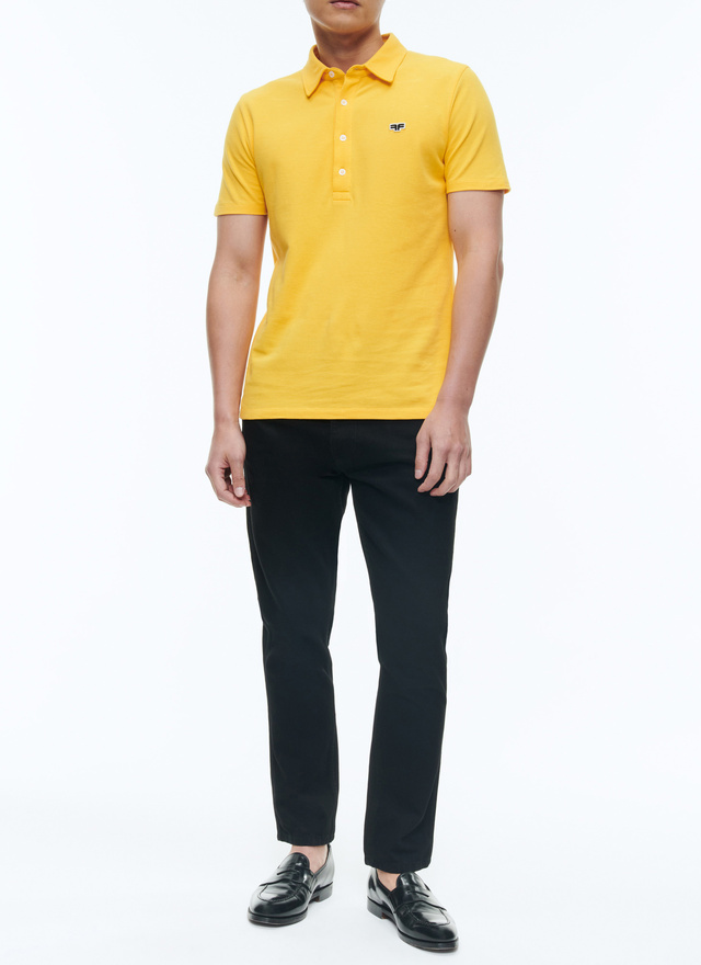 Polo jaune homme Fursac - J2DLUM-DJ22-E005