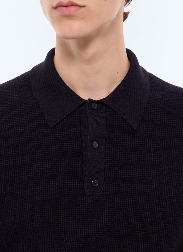 Polo marine homme Fursac - A2LPOL-AA19-D030