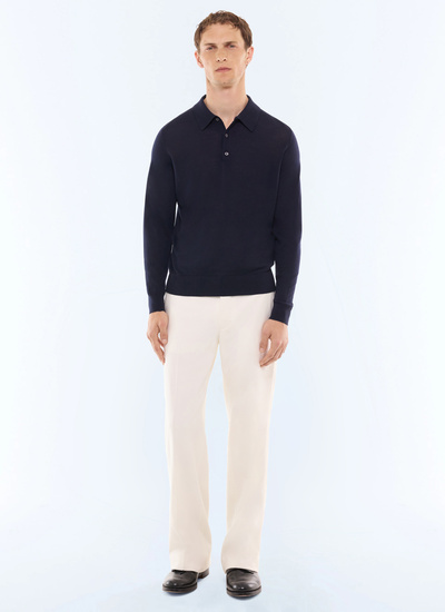Polo marine homme Fursac - A2RILO-LA01-D030