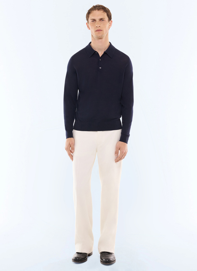 Polo marine homme Fursac - A2RILO-LA01-D030