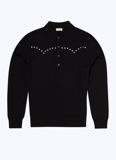 Polo laine homme Fursac - A2CLUE-CA20-B020