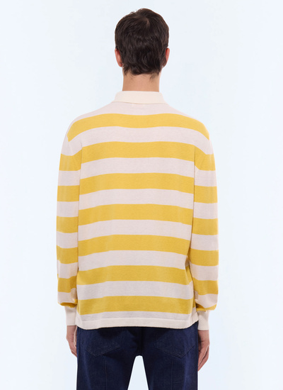 Polo homme laine certifiée et coton Fursac - A2GUBY-GA13-E005