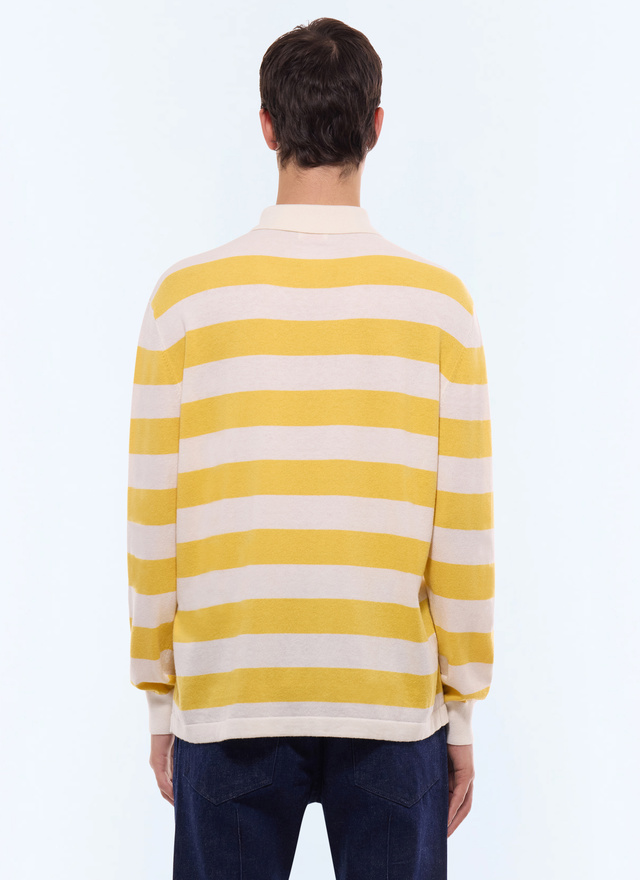 Polo homme laine certifiée et coton Fursac - A2GUBY-GA13-E005