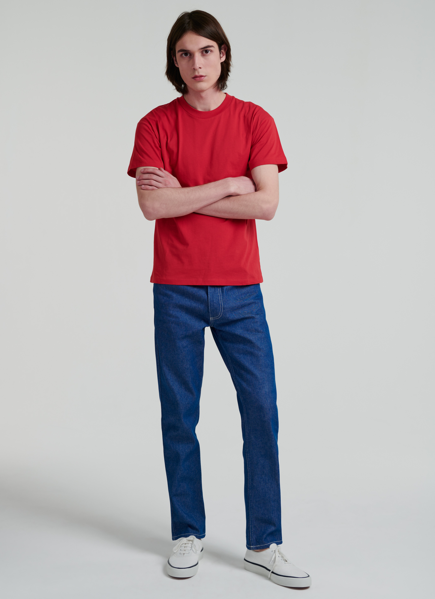 Polo homme rouge jersey de coton Fursac - J2PITI-PJ03-79