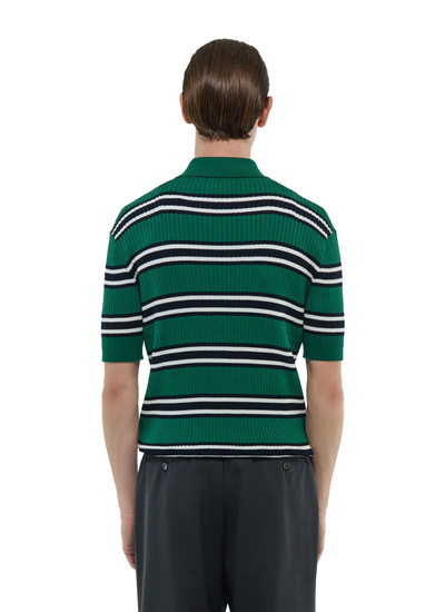 Polo vert émeraude homme Fursac - A2FUNK-FA11-H009