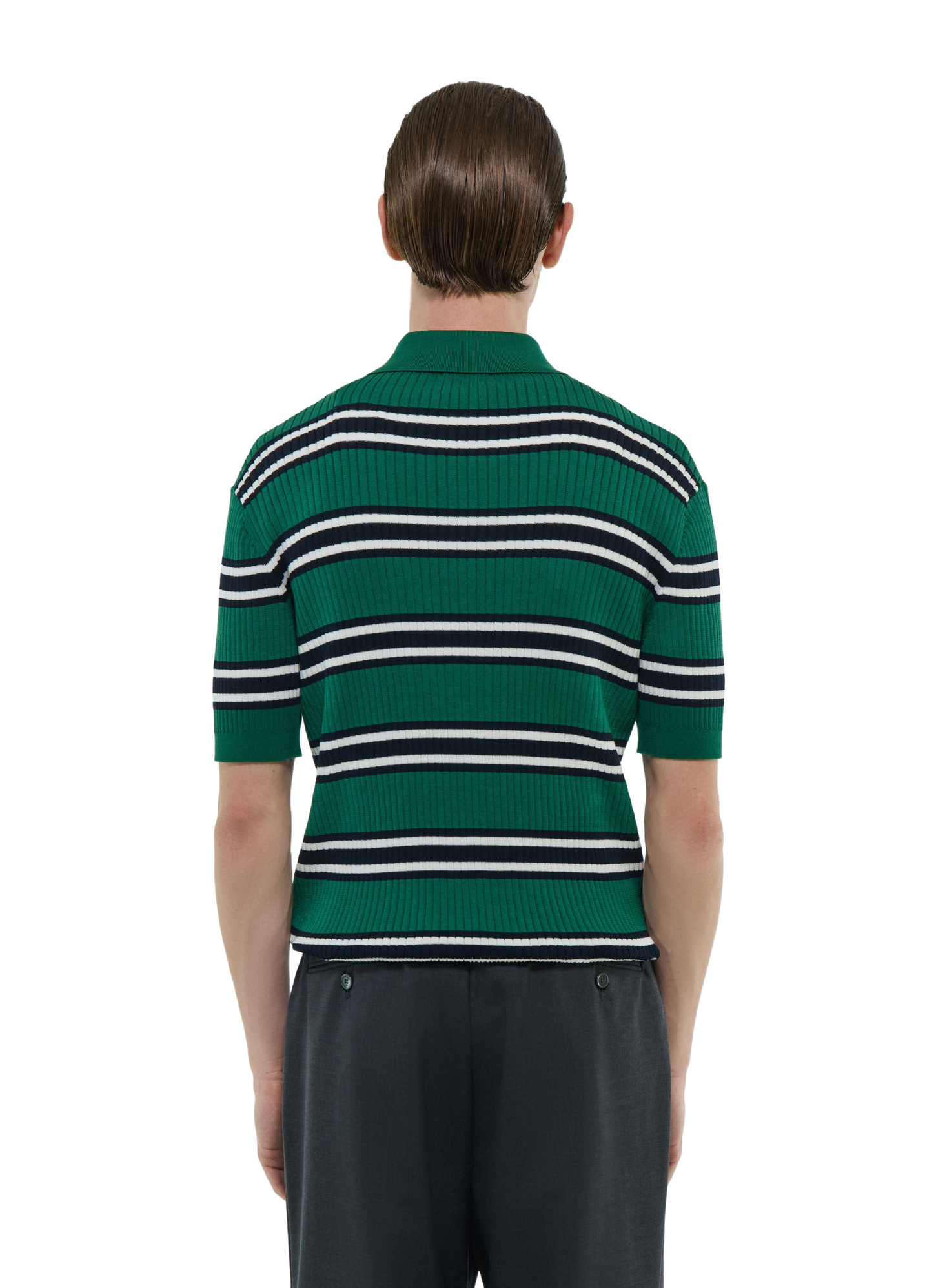 Polo vert émeraude homme Fursac - A2FUNK-FA11-H009