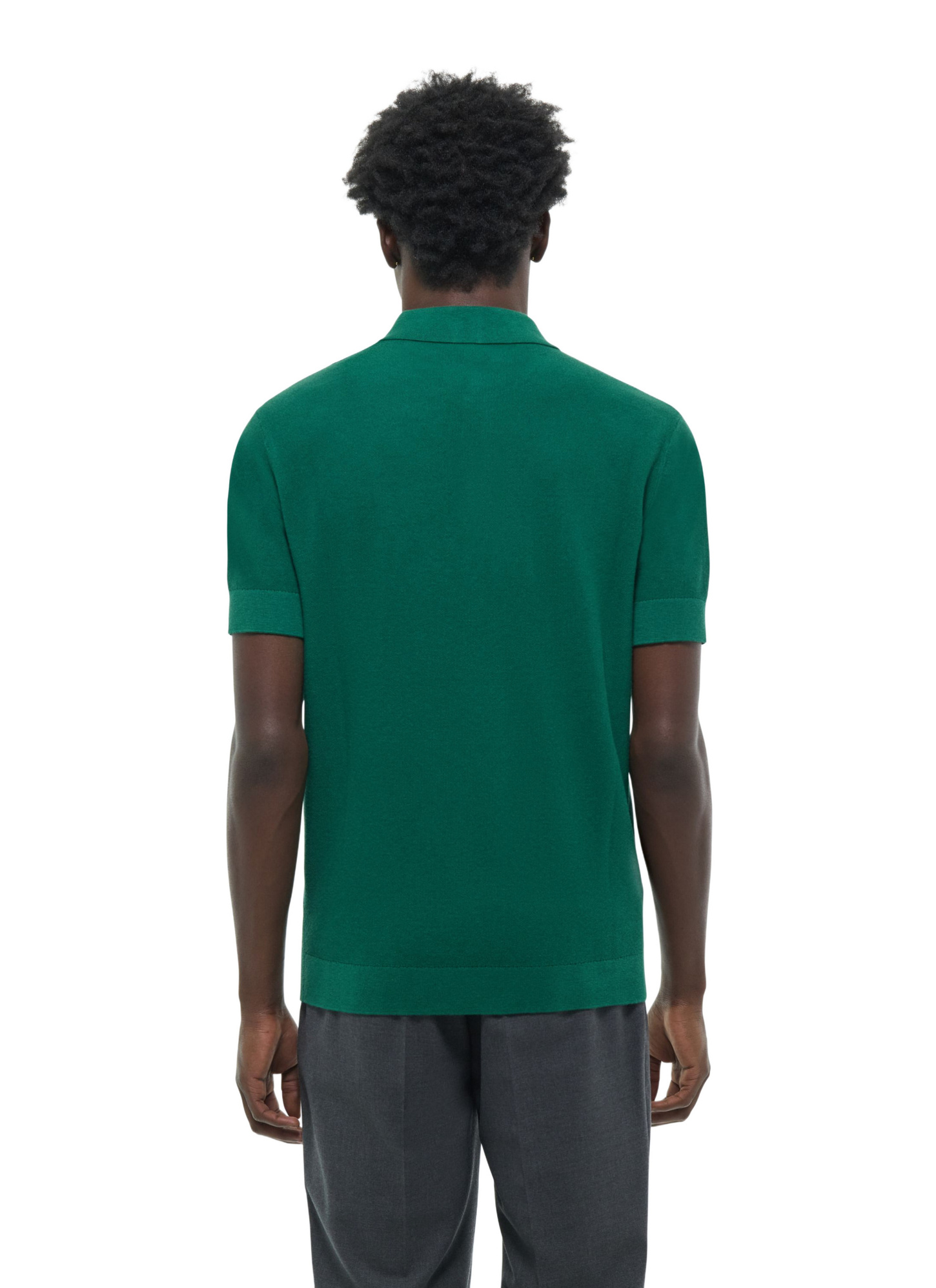 Polo maille de coton certifié et cachemire homme Fursac - A2PIRO-NA01-H009