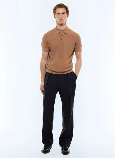 Polo noisette homme Fursac - A2PIRO-JA20-G006