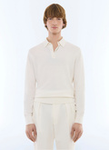 Cotton and cashmere polo shirt - A2TWIG-NA01-02