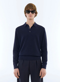 Cotton and cashmere polo shirt - A2TWIG-NA01-30