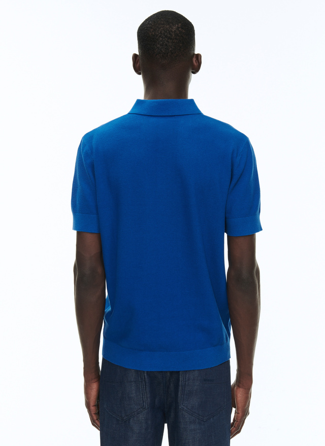 Men's cotton and cashmere polo shirt Fursac - 23EA2PIRO-NA01/36