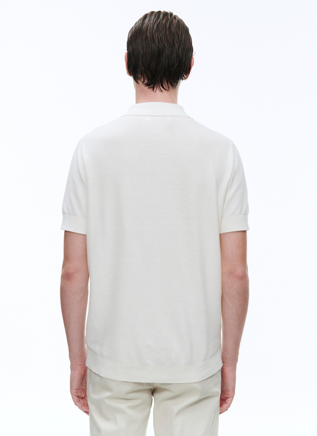 Men's cotton and cashmere polo shirt Fursac - A2PIRO-NA01-02
